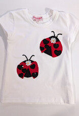 Joyous & Free Girl S/S  Appliques Ladybug T-Shirt