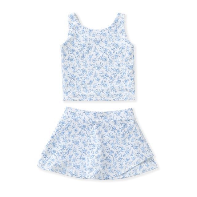 Swoon Baby Clothing Chintz Blue Floral Set