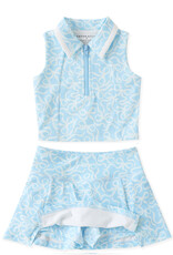 Swoon Baby Clothing Bow Proper Blue Sky Set