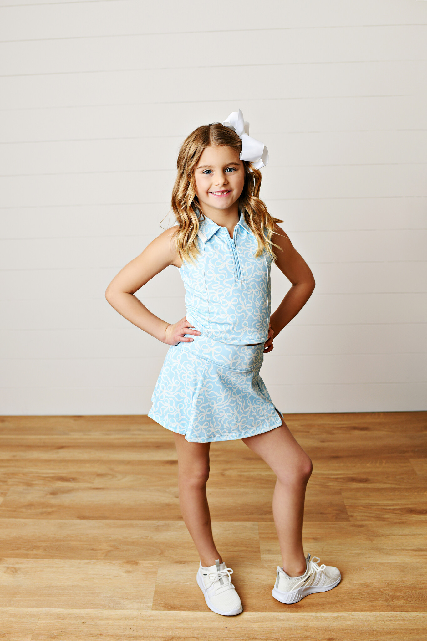 Swoon Baby Clothing Bow Proper Blue Sky Set