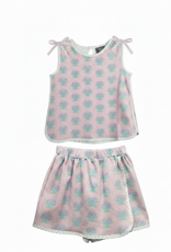 True Girls Pink/Purple Floral Tie 2pc Set