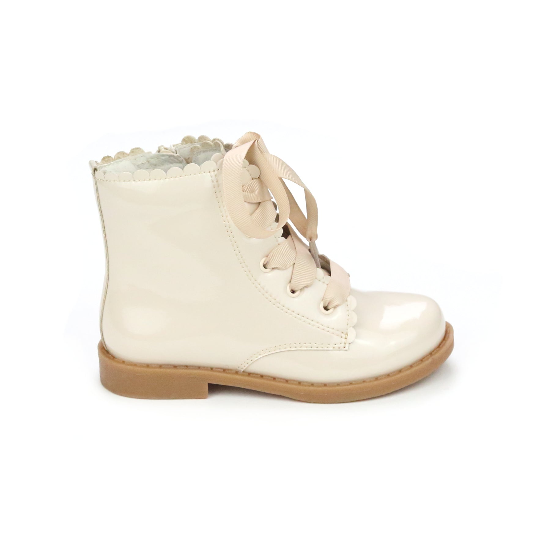 L'amour Girl's Scalloped Boot