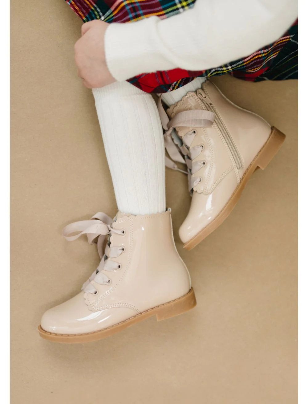 L'amour Girl's Scalloped Boot