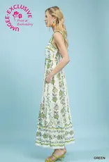 Umgee Floral Tiered Maxi Dress