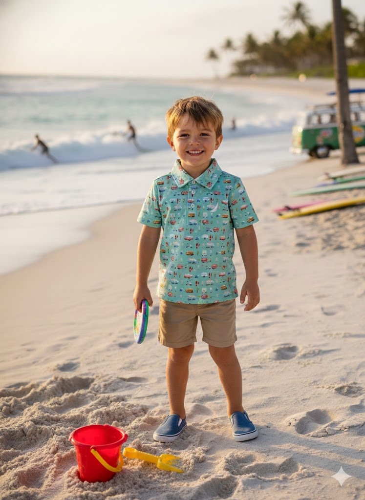 American Fit Boy's Performance Polo S/S