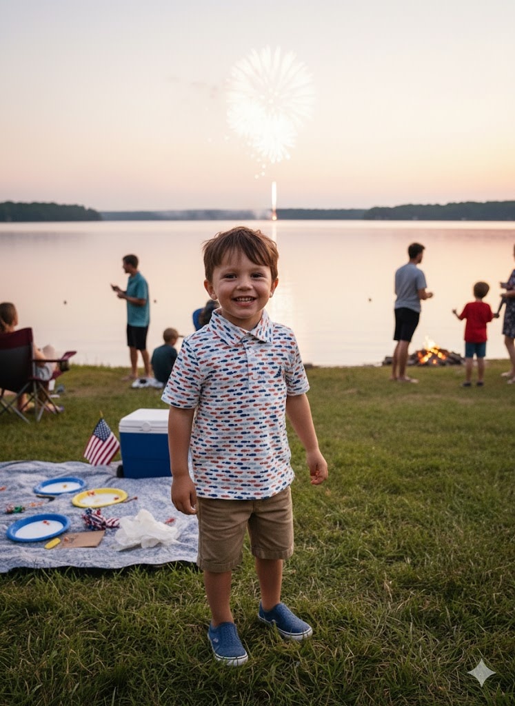 American Fit Boy's Performance Polo S/S