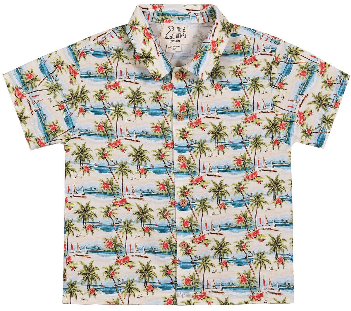 Me & Henry Baby & Toddler Maui Woven Shirt