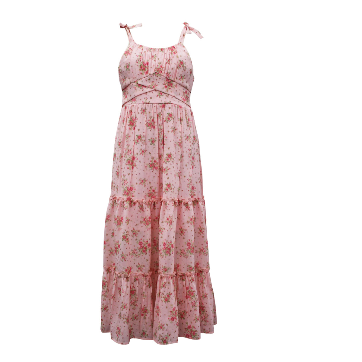 Ava & Yelly Floral Maxi Dress