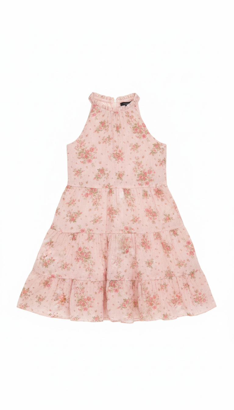 Ava & Yelly Girl Trapeze Floral Dress