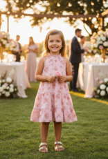 Ava & Yelly Girl Trapeze Floral Dress