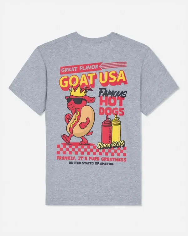 GOAT USA GOAT Famous Hotdog T-Shirt