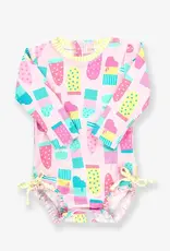 Ruffled Butts Baby & Toddler 1 pc Rash Guard Swimsuit