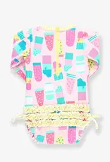 Ruffled Butts Baby & Toddler 1 pc Rash Guard Swimsuit