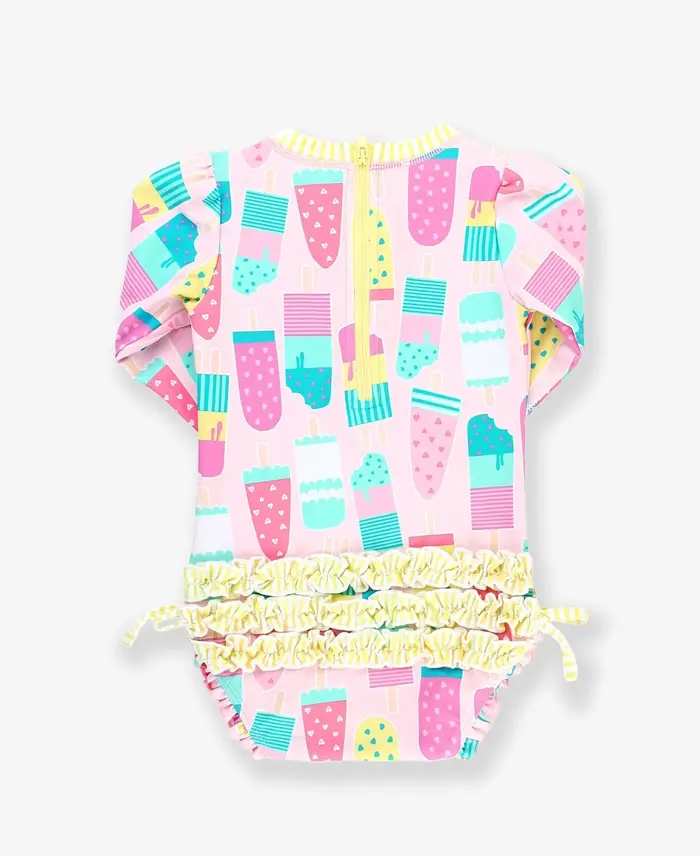 Ruffled Butts Baby & Toddler 1 pc Rash Guard Swimsuit