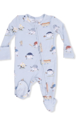 Angel Dear Baby Boy 2 Way Zipper Bamboo Footie