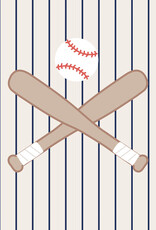 Angel Dear Baseball Stripe Sleeveless Shortie Romper