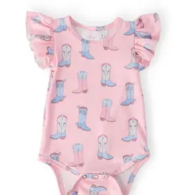 Mila & Rose Baby Girl Flutter Bodysuit