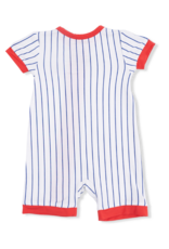 Angel Dear Baseball Stripe Romper