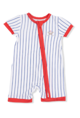 Angel Dear Baseball Stripe Romper