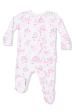Angel Dear Baby Girl, Bamboo 2-Way Zipper Footie