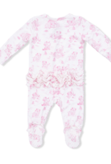 Angel Dear Baby Girl, Bamboo 2-Way Zipper Footie
