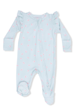 Angel Dear Baby Girl, Bamboo 2-Way Zipper Footie