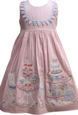 Cotton Kids Appliques and Embroidery Tea Party Dress
