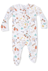 Angel Dear Baby Boy 2 Way Zipper Bamboo Footie