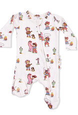 Angel Dear Baby Girl, Bamboo 2-Way Zipper Footie
