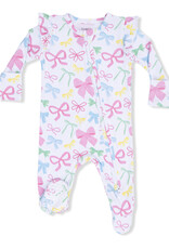 Angel Dear Baby Girl, Bamboo 2-Way Zipper Footie