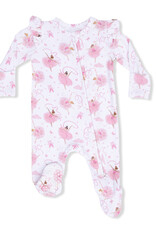 Angel Dear Baby Girl, Bamboo 2-Way Zipper Footie