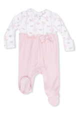 Angel Dear Baby Girl, Bamboo 2-Way Zipper Footie