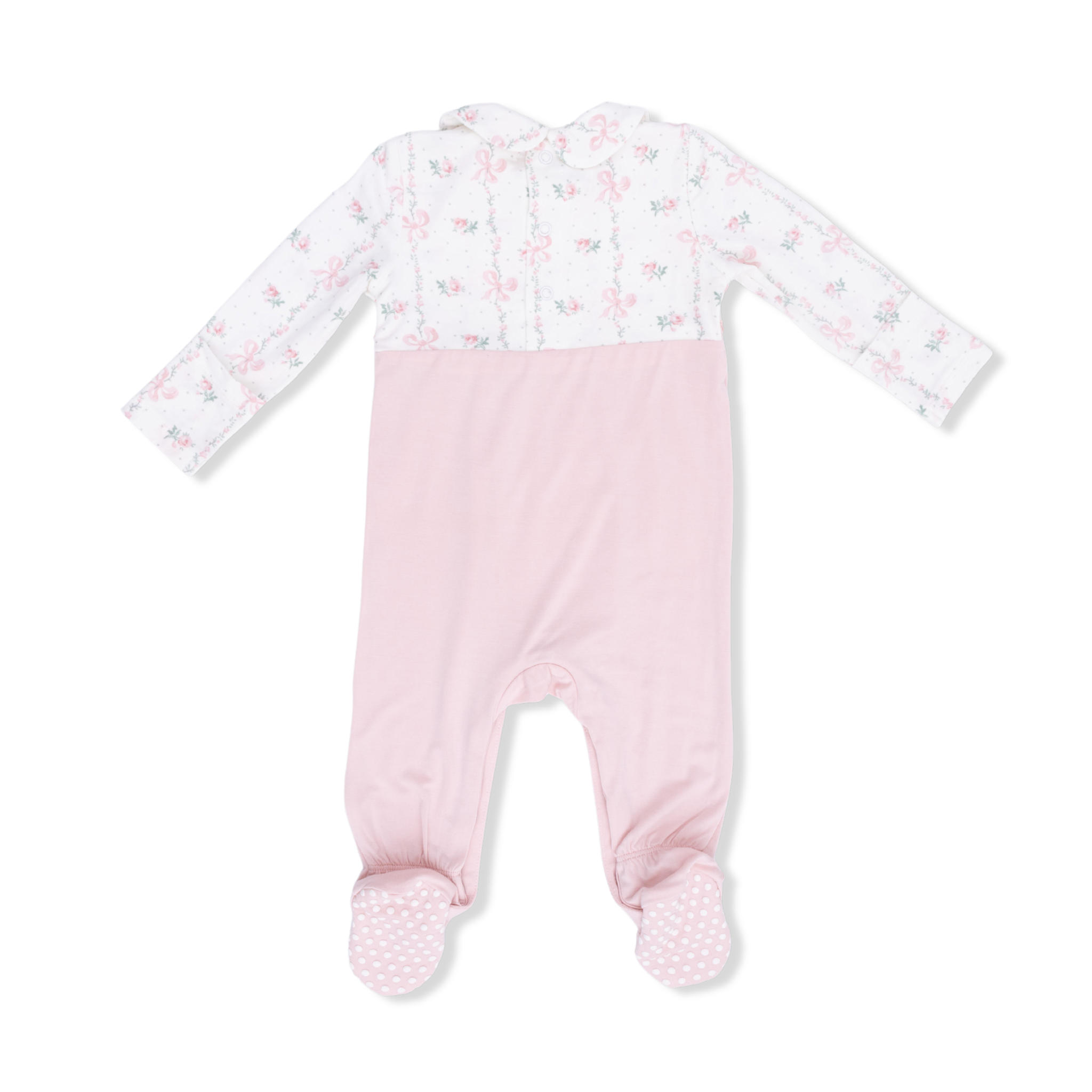 Angel Dear Baby Girl, Bamboo 2-Way Zipper Footie