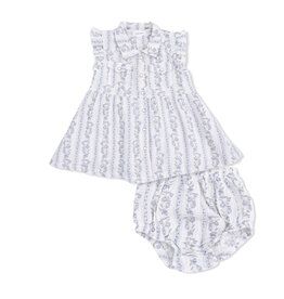 Angel Dear Western Pearl Snap Dress