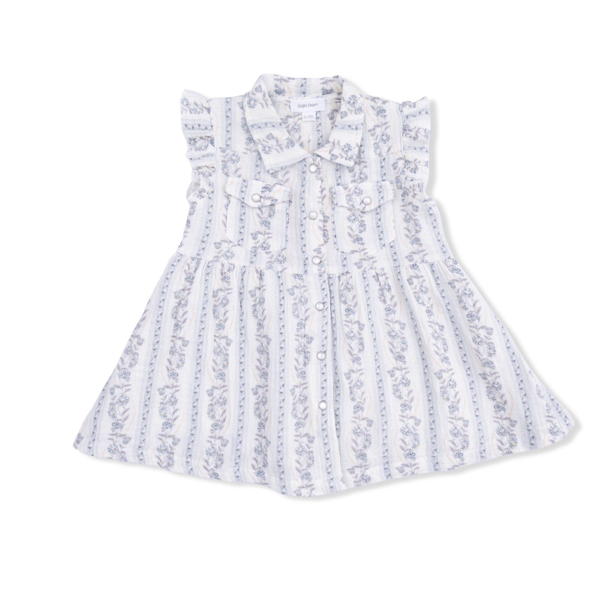 Angel Dear Western Pearl Snap Dress
