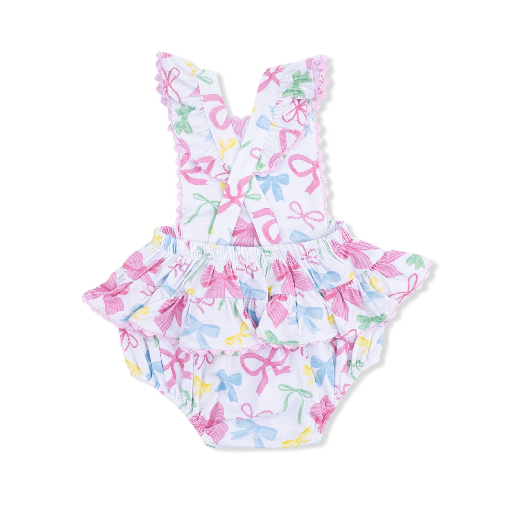 Angel Dear Ric Rac Ruffled Sunsuit