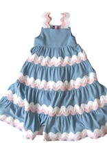 Banana Split Kids Ric -Rac Maxi Dress