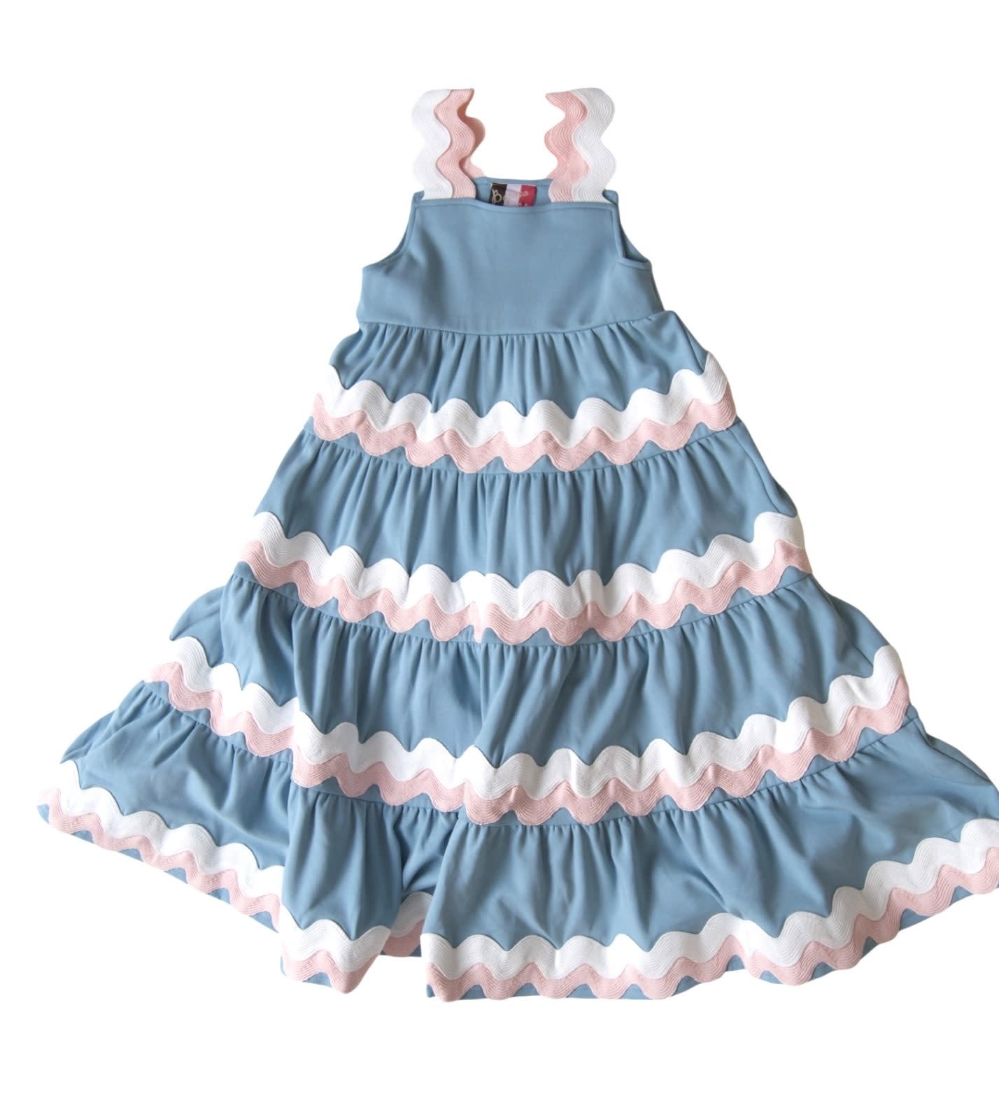 Banana Split Kids Ric -Rac Maxi Dress