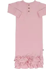 Sweet Bamboo Ruffled Baby Gown