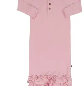 Sweet Bamboo Ruffled Baby Gown