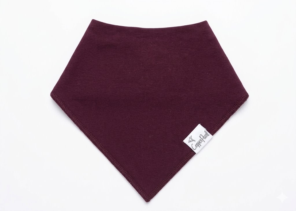 Copper Pearl Bandana Bibs  Solids