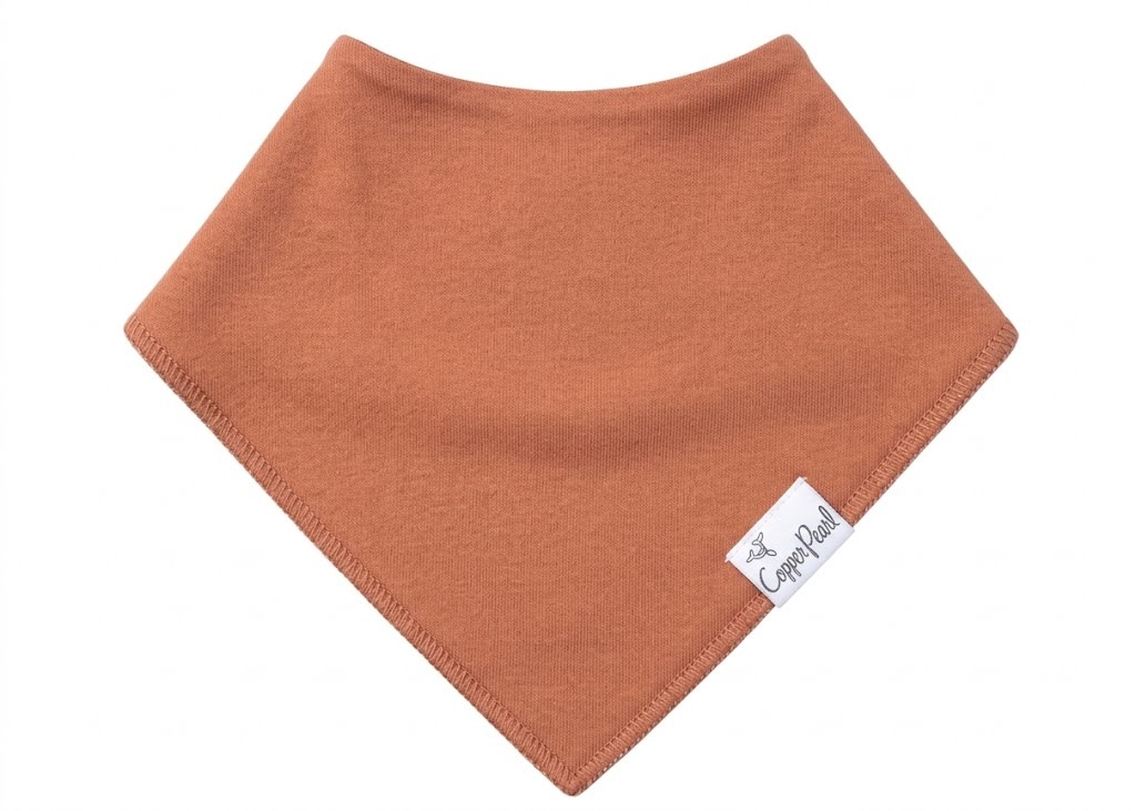Copper Pearl Bandana Bibs  Solids