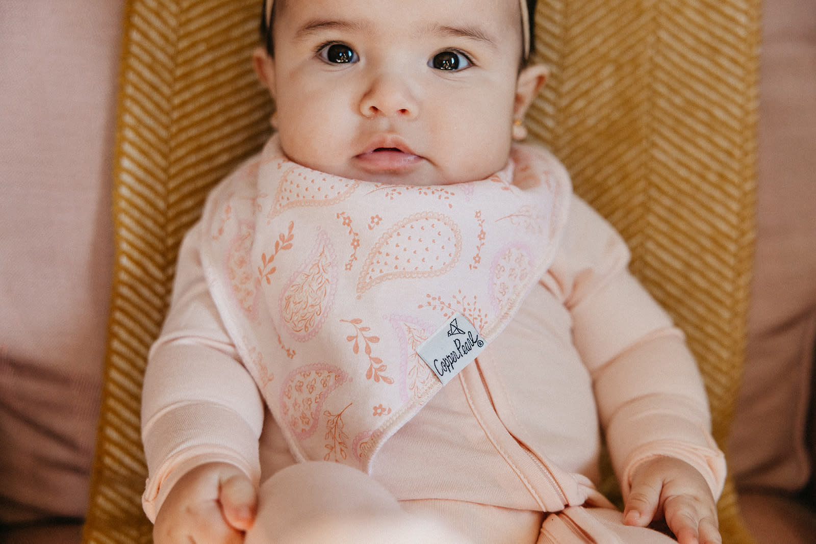 Copper Pearl Copper Pearl Print Bib