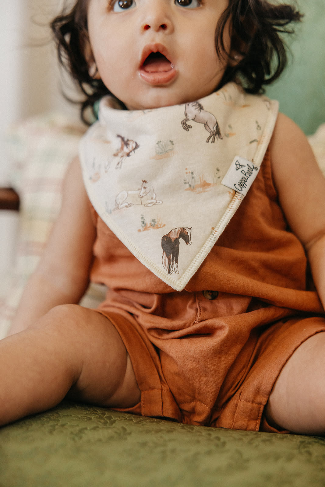 Copper Pearl Copper Pearl Print Bib