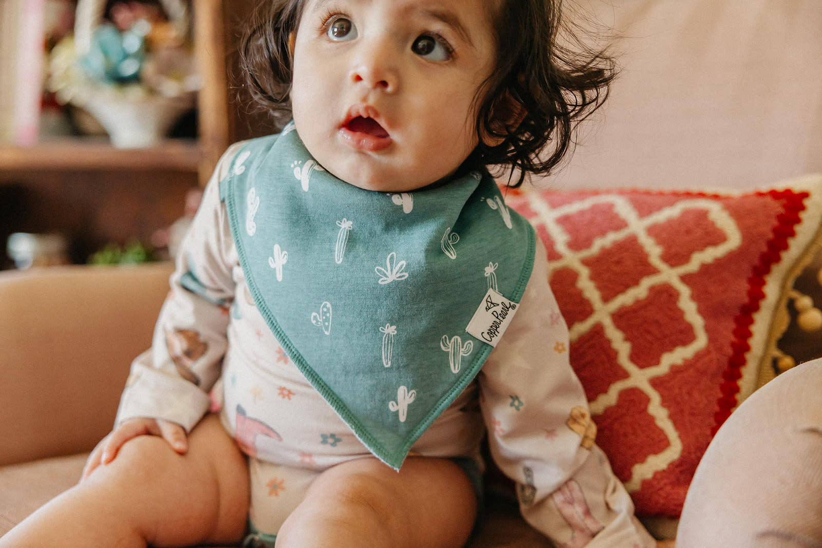 Copper Pearl Copper Pearl Print Bib