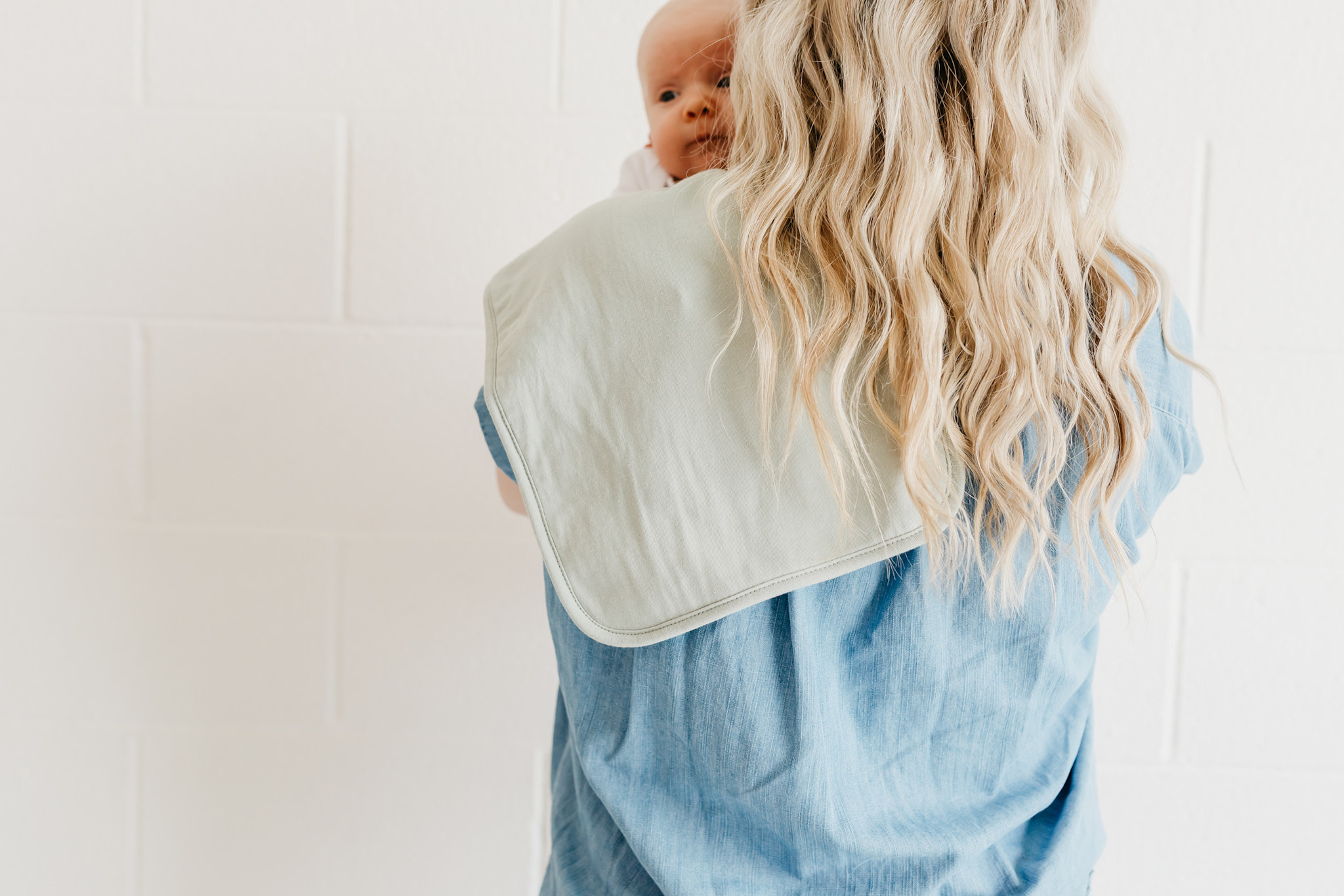 Copper Pearl Solid Burp Clothes