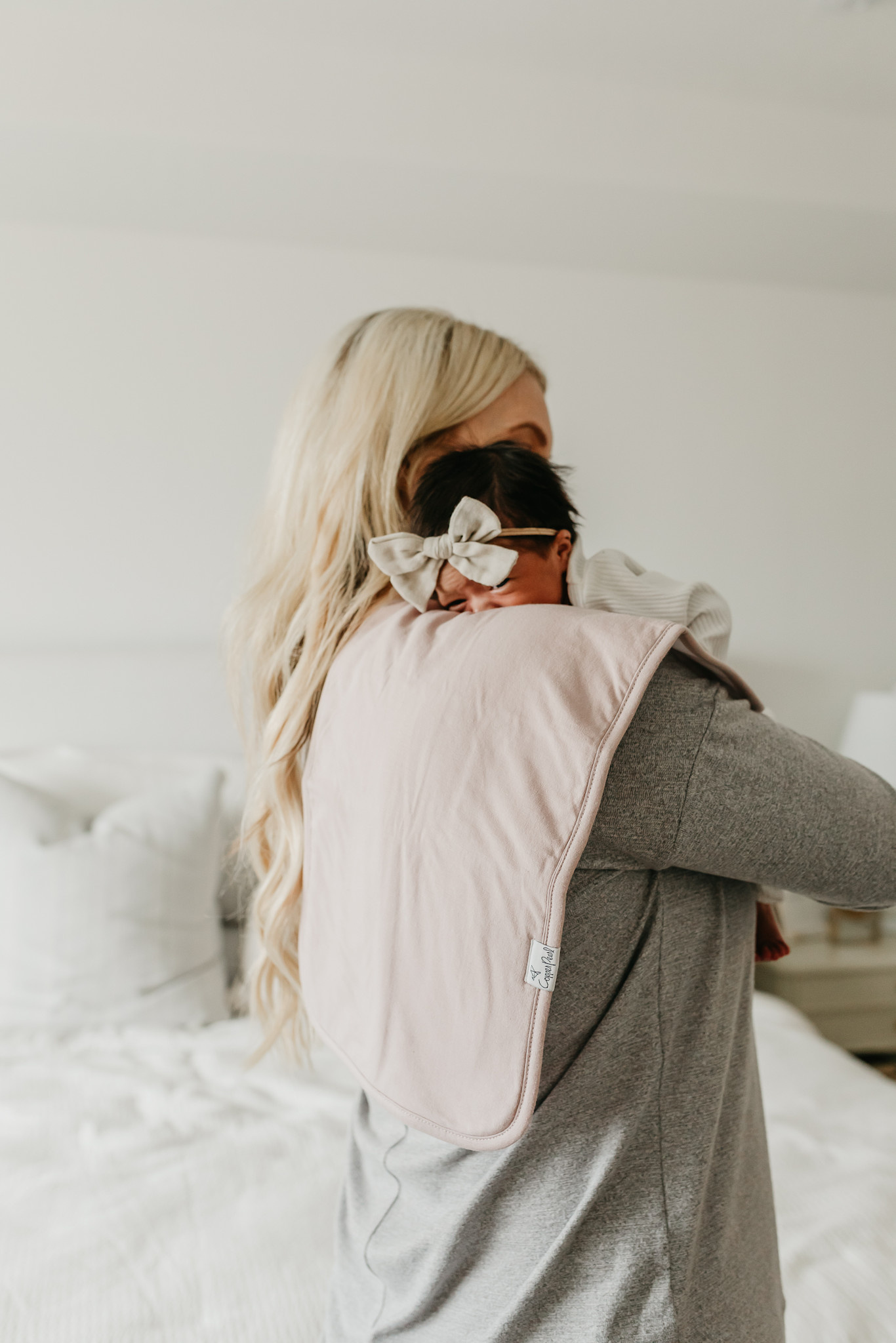 Copper Pearl Solid Burp Clothes