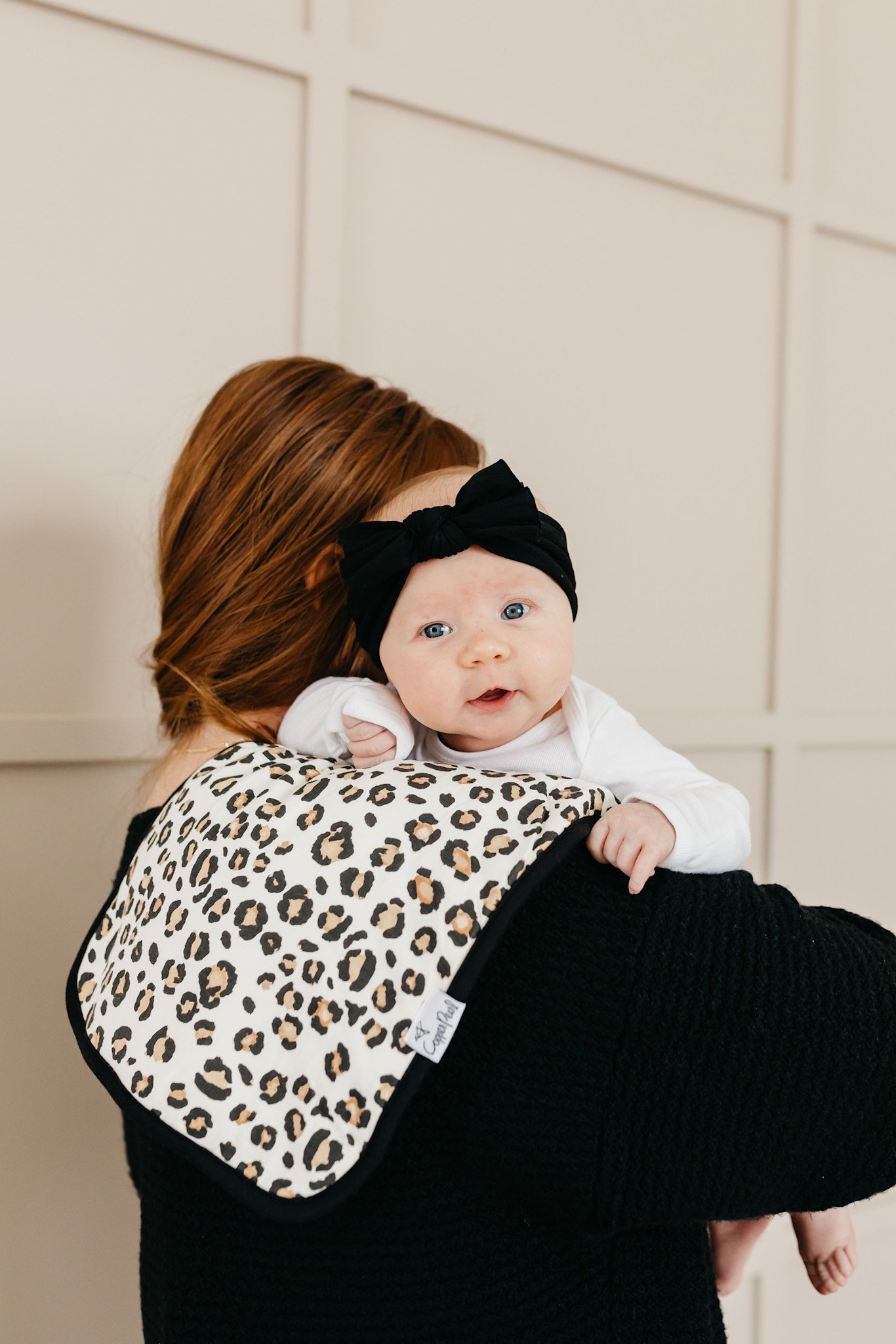 Copper Pearl Printed Burp Cloth