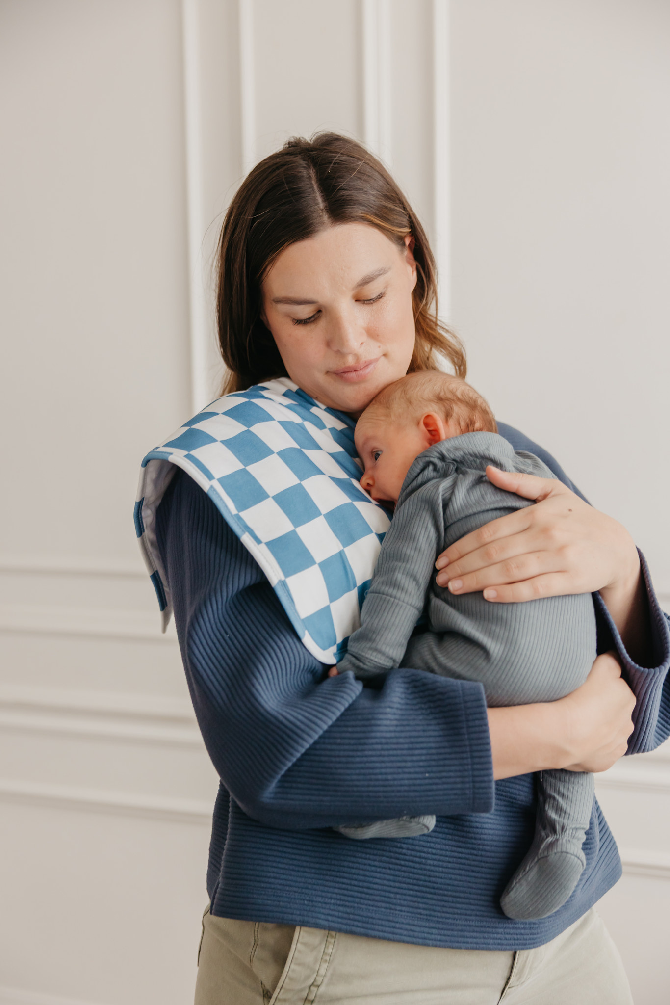 Copper Pearl Printed Burp Cloth