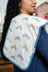 Copper Pearl Printed Burp Cloth